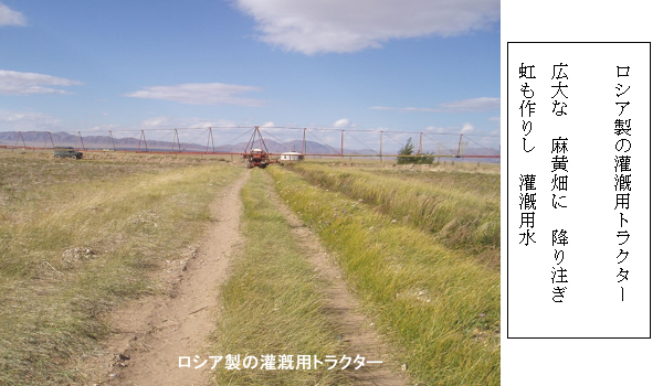 ロシア製の灌漑用トラクター